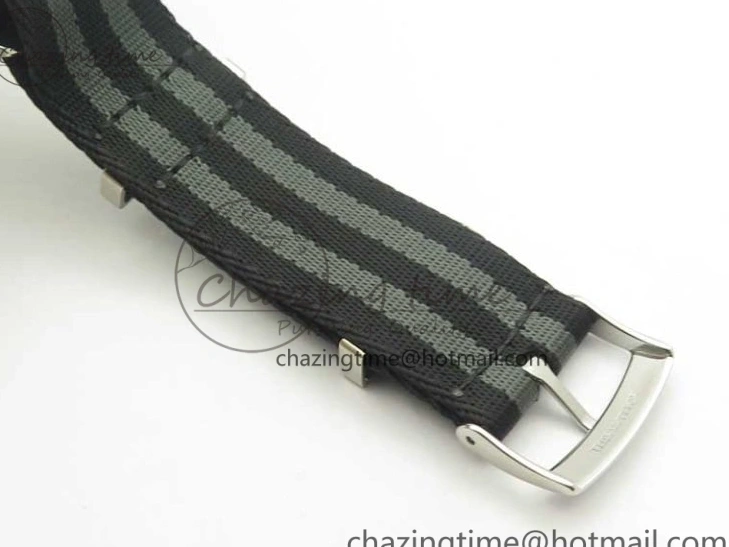 0113 2018 Seamaster Diver 300M VSF Best Edition Black Ceramic Dial on Black Gray Nato Strap A Unique 8057